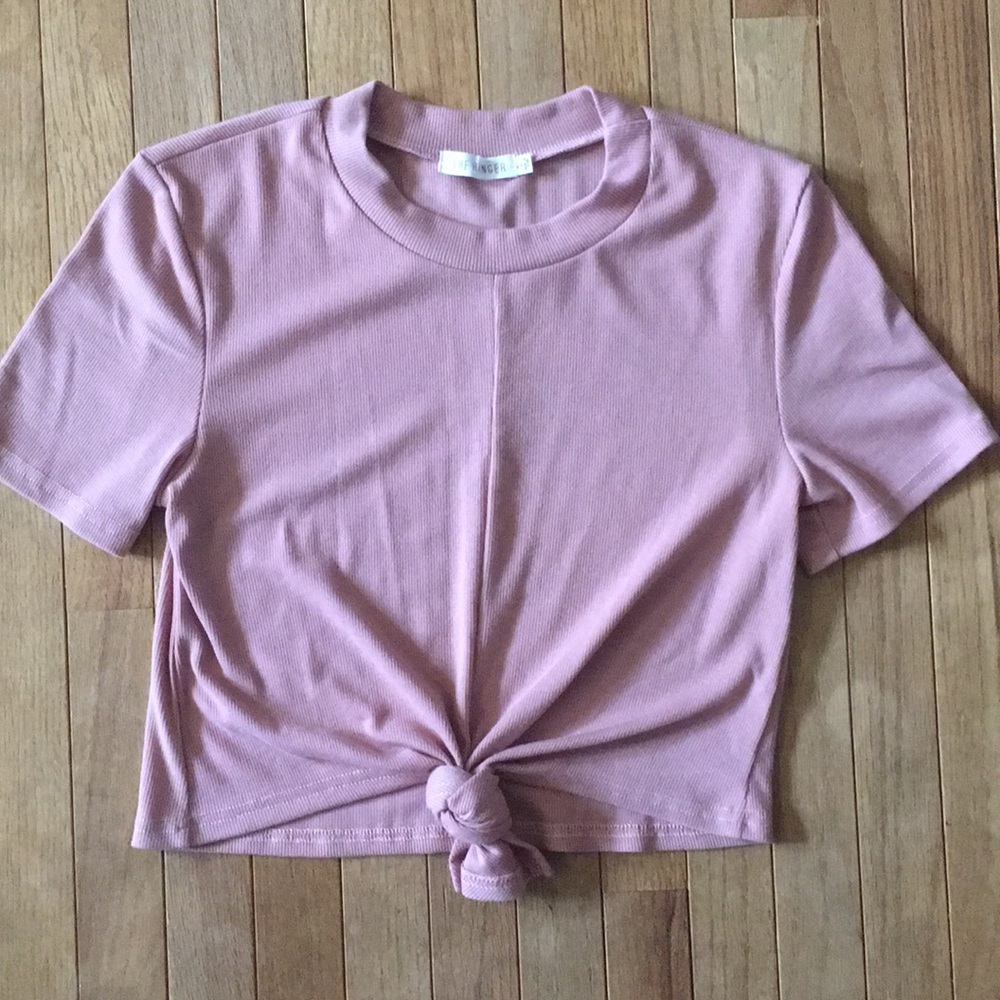 Mauve crop top